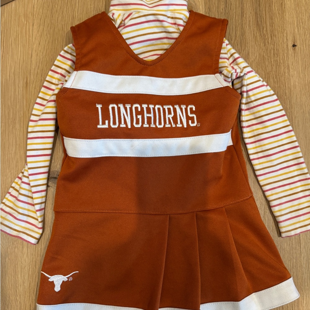 University of Texas UT longhorn 18m cheer outfit